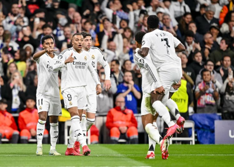 Manita del Real Madrid para ganar al Salzburgo