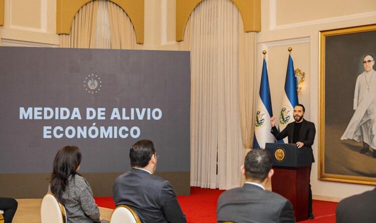 Presidente Bukele reitera Medidas de Alivio Económico en enero: «Gobierno pagará agua y luz»