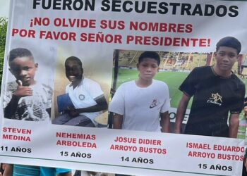 Confirman asesinato de cuatro niños desaparecidos en Ecuador