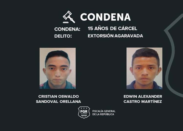 Condenan a 15 años de prisión a pandilleros de la MS por extorsión