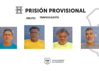 Seguirán en prisión traficantes capturados en aguas territoriales de El Salvador
