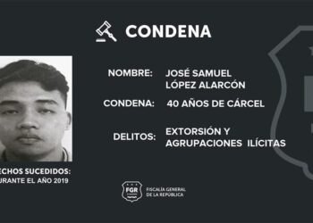 Extorsionista de Apopa condenado a 40 años en la cárcel