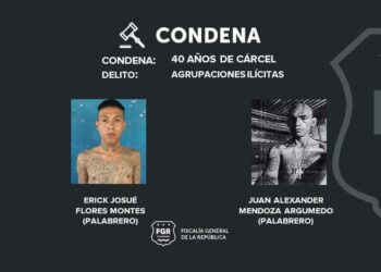 Palabreros de pandillas condenados a 40 años de cárcel