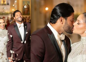 El futbolista brasileño Hulk se casó con Camila Sousa, la sobrina de su ex esposa