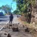 Reportan caída de rocas de gran tamaño cerca de los túneles en carretera Litoral