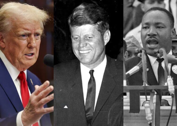 Presidente Trump ordena desclasificar archivos de los asesinatos de los Kennedy y Martin Luther King