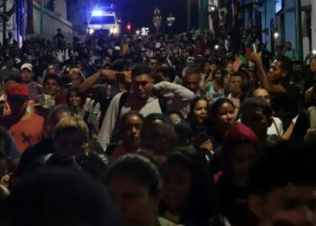 Primera caravana migrante de 2025 partió del sur de México