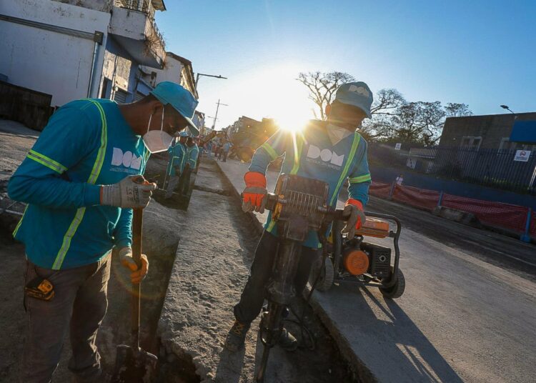 Avanza la segunda fase del «Corredor urbano Rubén Darío» que forma parte de la revitalización del centro de San Salvador