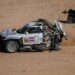 Grave accidente en el Rally Dakar: perdió el control del coche, volcó y debió ser evacuado en helicóptero
