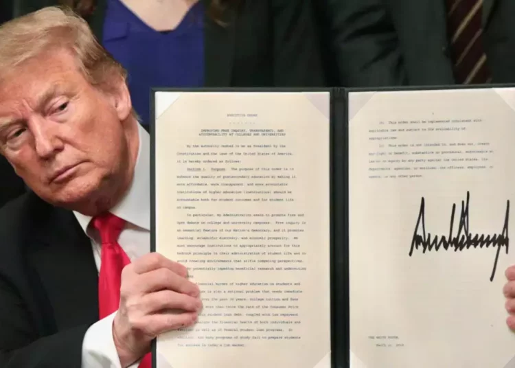 Trump promete una avalancha de acciones ejecutivas en su regreso a la Casa Blanca