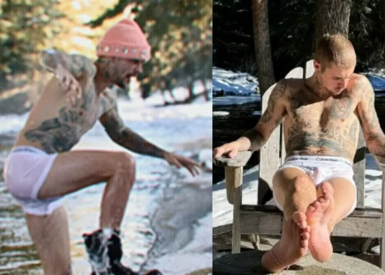 Justin Bieber revolucionó las redes sociales con una publicación en ropa interior