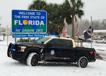 Tormenta invernal que dejó nevadas récord en Nueva Orleans se extiende a Florida y las Carolinas