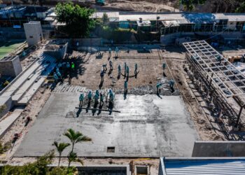Construyen polideportivo en Nuevo Cuscatlán que beneficiara a unos 8 mil habitantes de la zona