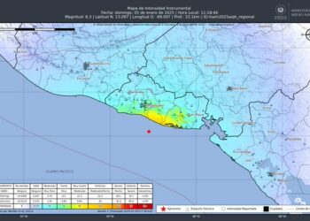 Terremoto de 6.3 sacude El Salvador