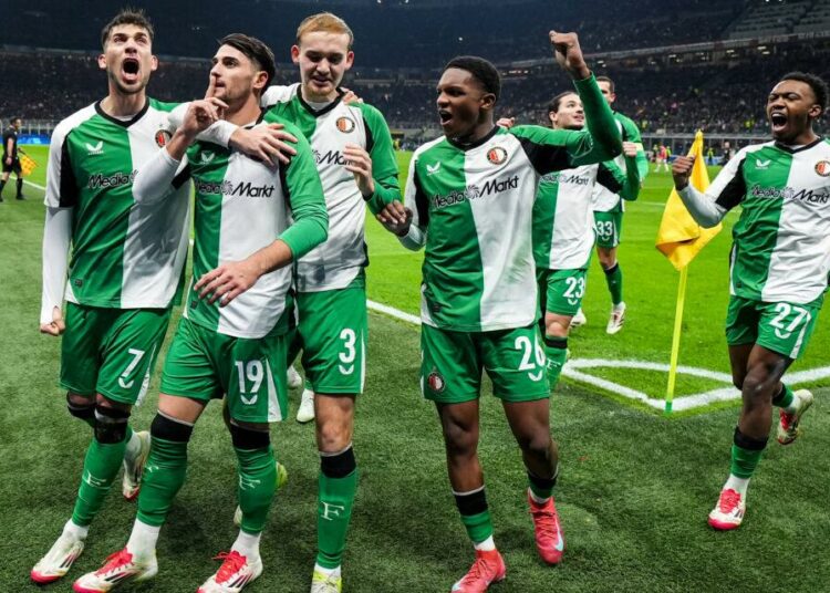 Feyenoord eliminó al Milan en la Champions