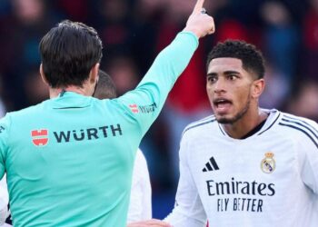 Bellingham es suspendido por dos juegos de Laliga por insultos al árbitro