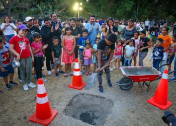 Colocan primera piedra del CUBO Altavista para el desarrollo comunitario