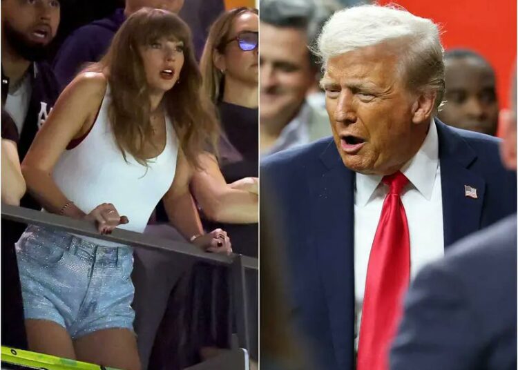 Trump se burló de Taylor Swift tras el Super Bowl y avivó su disputa política con la cantante