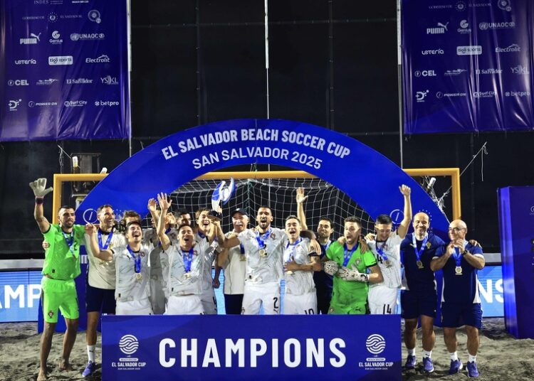 Portugal, campeón de El Salvador Beach Soccer Cup 2025