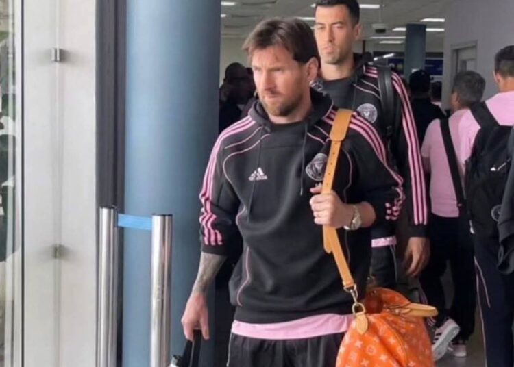 Messi llega a Honduras para partido amistoso contra el Olimpia en San Pedro Sula