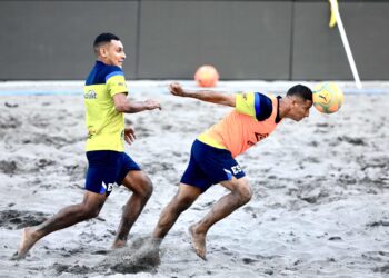 La selecta playera cumple con su preparación para El Salvador Beach Soccer Cup 2025