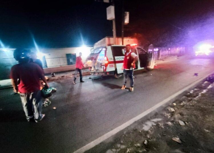 Motociclista pierde la vida en Jiquilisco tras sufrir accidente de tránsito