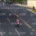 Motociclista se accidenta al perder el control en San Salvador