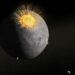 Asteroide golpeó la Luna y creó dos cañones en 10 minutos