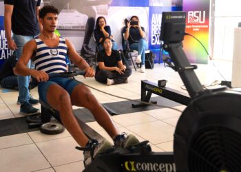 Miguel Morán y Diego Peña compitieron en Campeonato Mundial Indoor de Remo