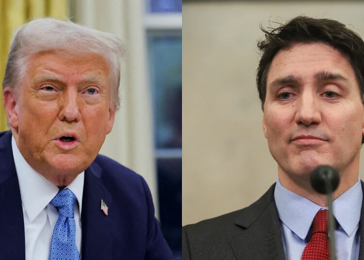 Donald Trump y Justin Trudeau llegaron a un acuerdo y Estados Unidos suspendió los aranceles a Canadá por 30 días