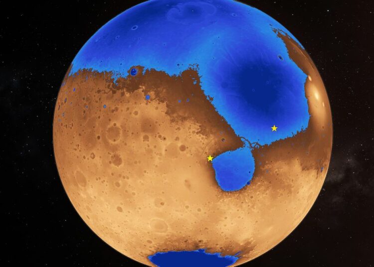 Marte tuvo mares según evidencia de playas ancestrales