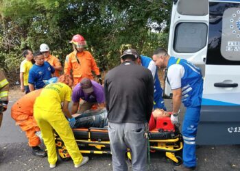Dos fallecidos y un lesionado es el salado de un fatal accidente carretera a San Luis La Herradura