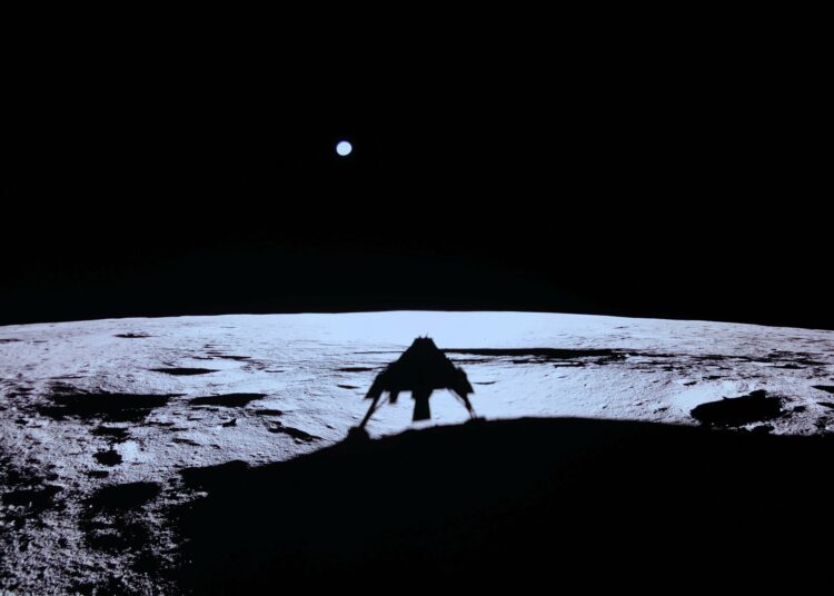 Nave espacial privada de EE.UU. se posa con éxito en la Luna