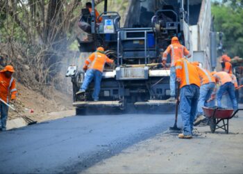FOVIAL avanza en la modernización de la ruta El Ceibillo – San José El Naranjo