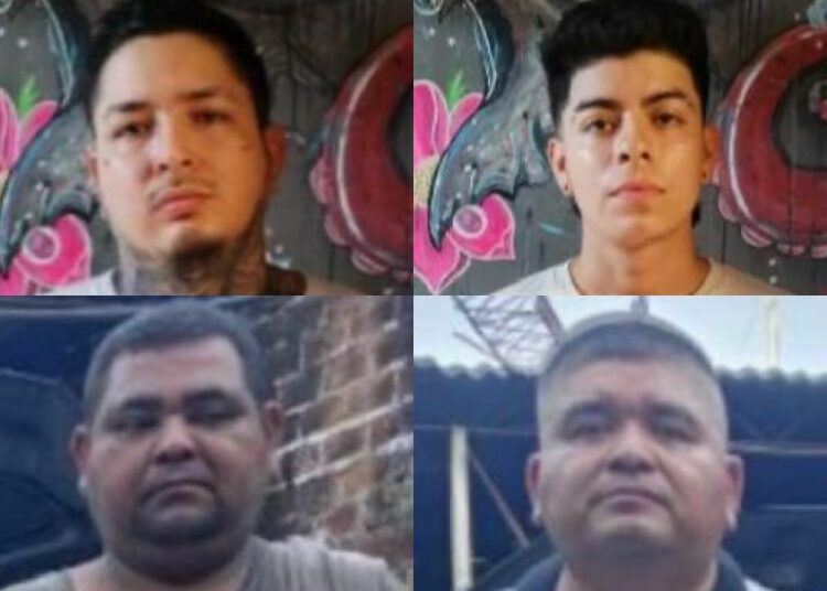 PNC captura a 4 sujetos que transportaban drogas en Santa Ana