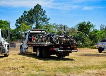 Avanza construcción del puente binacional Manuel José Arce con apoyo logístico de El Salvador