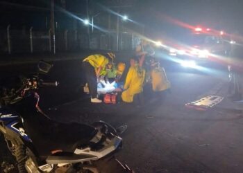 Motociclista choca contra vaca en carretera Troncal del Norte