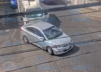 Captan colisión en Santa Tecla