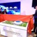 Embajada de la República Popular China hace donativo de maqueta del futuro Estadio Nacional a la BINAES