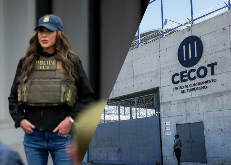 Kristi Noem visitará el CECOT y refuerza postura contra migrantes ilegales