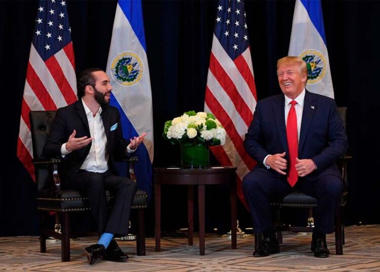 Presidente Bukele a Donald Trump: «¡Adelante juntos!»