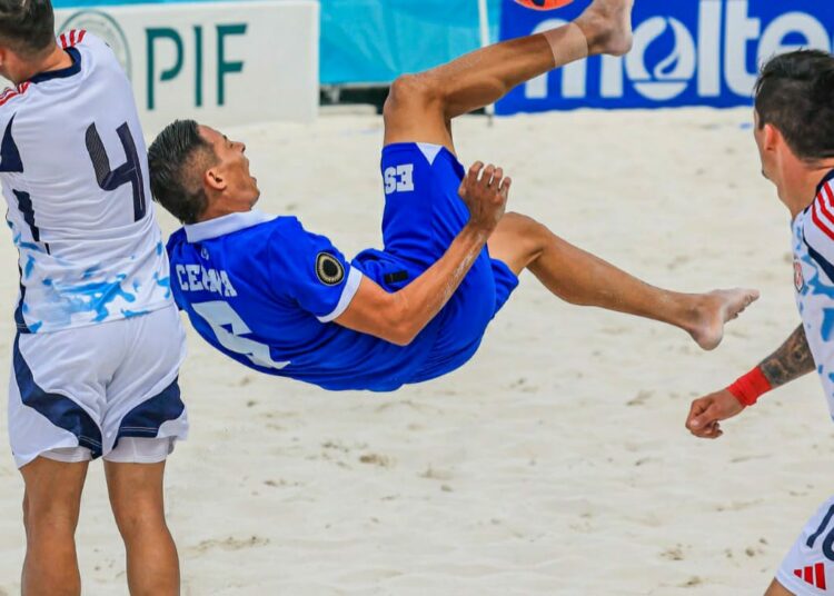 La Selección de Fútbol Playa de El Salvador ganó 6 a 1 a Costa Rica en premundial