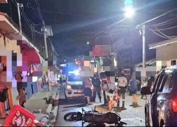 Prestamista de Santa Ana es herido de bala al tratar de robarle