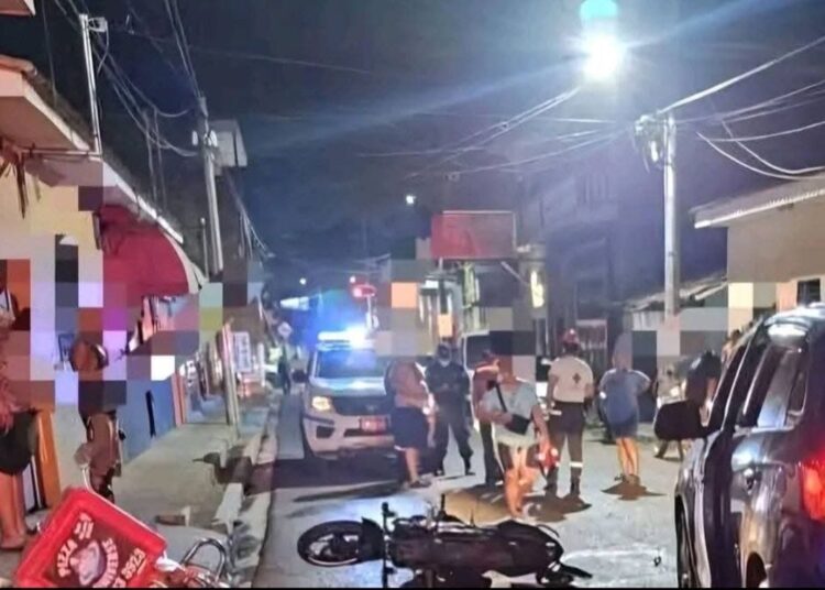 Prestamista de Santa Ana es herido de bala al tratar de robarle