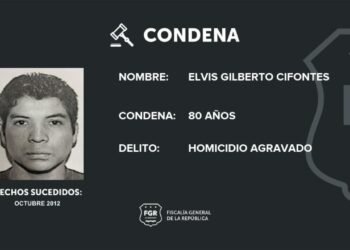 Condenan a 80 años de prisión a Elvis Cifontes por asesinato múltiple