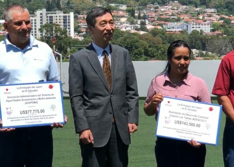 Comunidades de Santa Ana y Morazán serán beneficiadas con proyectos de agua potable financiados por Japón