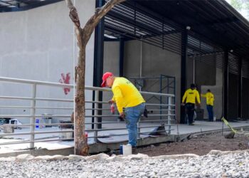 Avanzan trabajos en el nuevo Parque de la Familia en San Miguel
