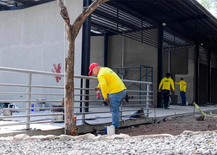 Avanzan trabajos en el nuevo Parque de la Familia en San Miguel