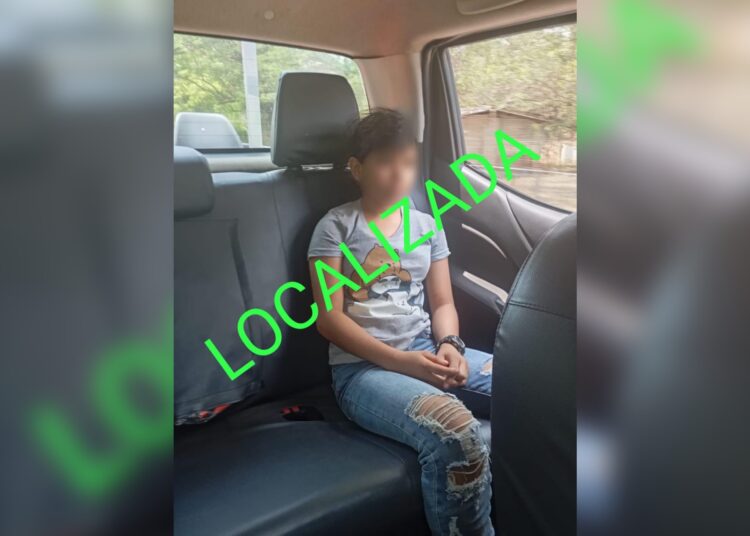 Encuentran sana y salva a menor reportada como “perdida”