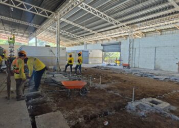 Gobierno avanza en la remodelación de la Central de Abastos de Usulután